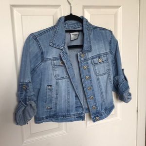 Blue denim jean jacket